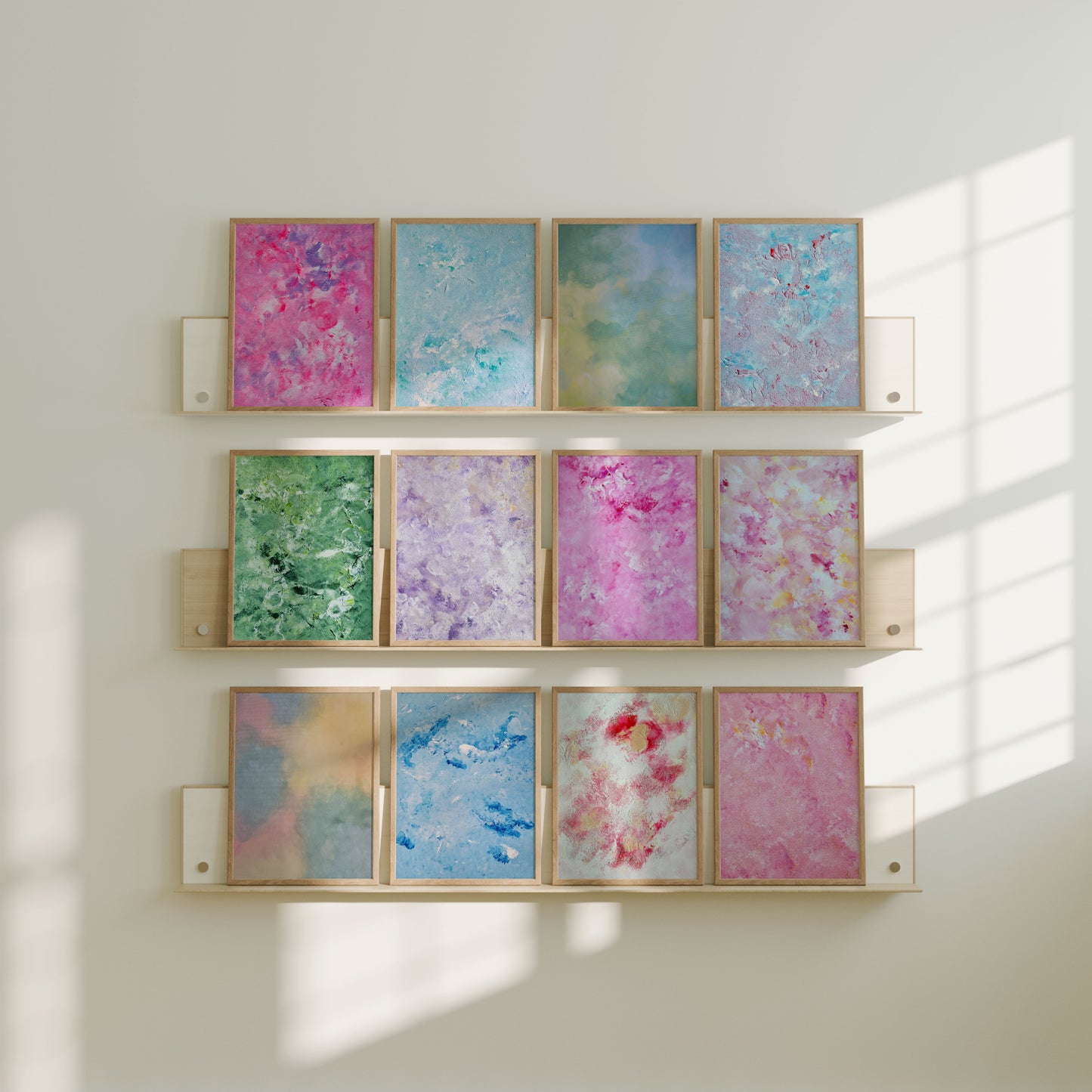Abstract art wall calendars 2026