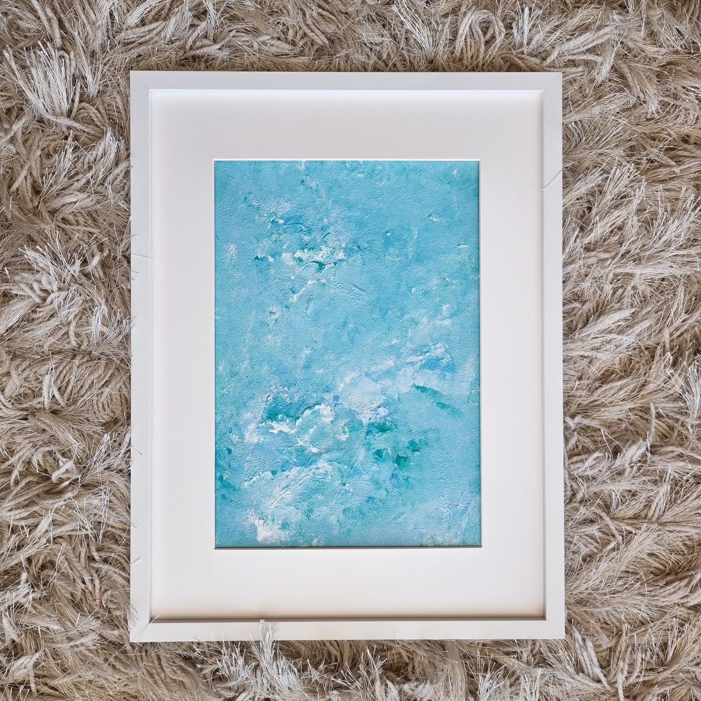 turquoise and abstract, Feel good one of one-of-a-kind colorful original abstract art created by up-and-coming artist Jeanette Haga as decor for modern homes