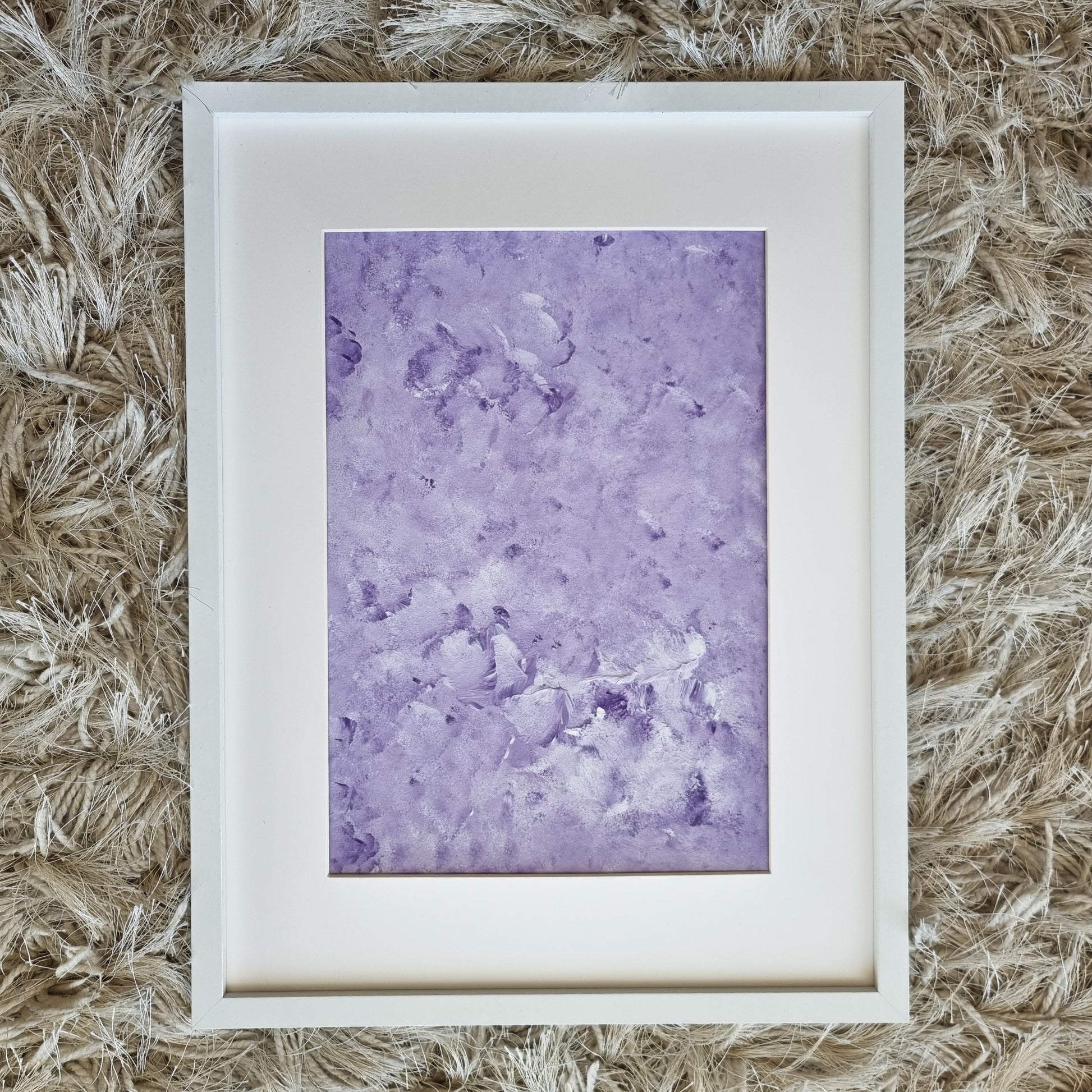 purple and abstract, Feel good one of one-of-a-kind colorful original abstract art created by up-and-coming Scandinavian artist Jeanette Haga as decor for modern homes