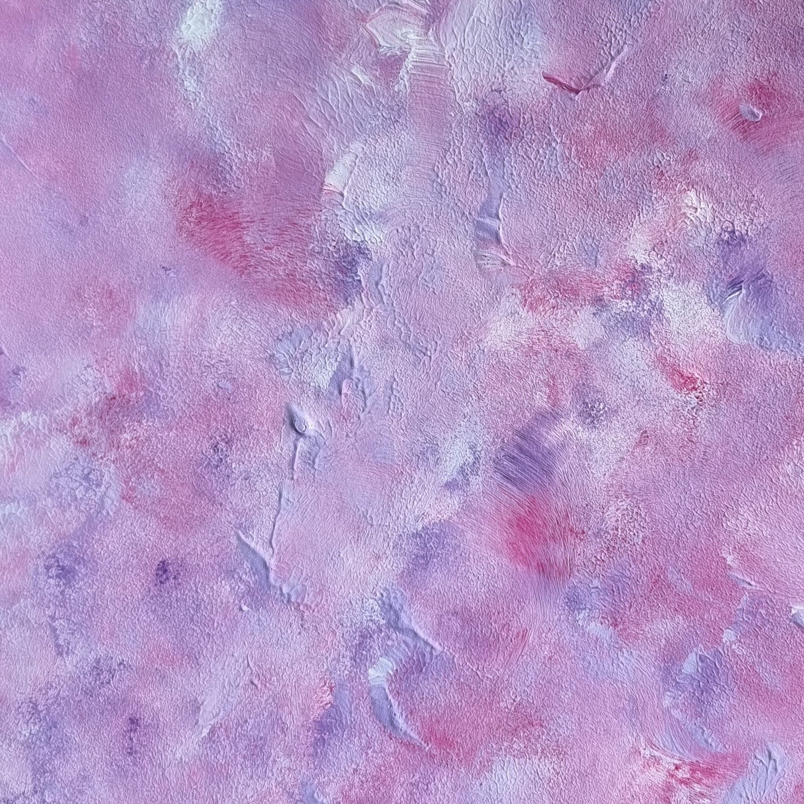 close details on a purple, Feel good one of one-of-a-kind colorful original abstract art created by up-and-coming scandinavian artist Jeanette Haga as decor in a modern home