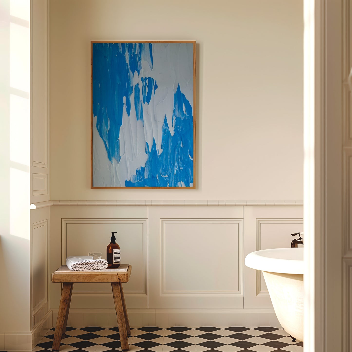 Between Blues - Fine Art Poster
