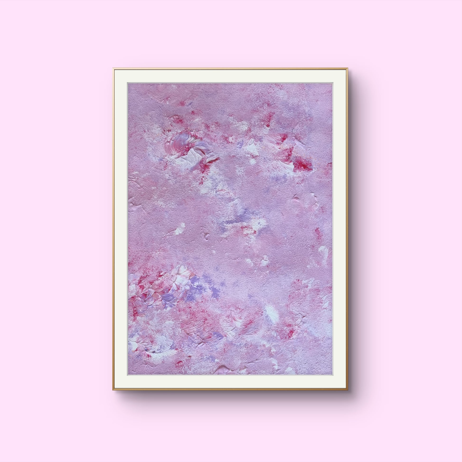 purple and red abstract, Feel good one of one-of-a-kind colorful original abstract art created by up-and-coming Scandinavian artist Jeanette Haga as decor for modern homes