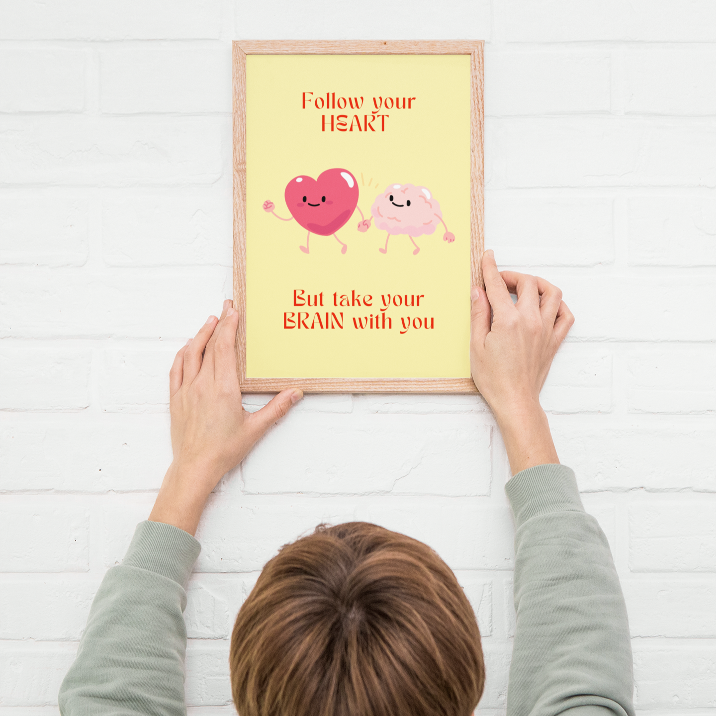Feel good pastel pink digital art created by up and coming scandinavian artist Jeanette Haga as decor for modern homes