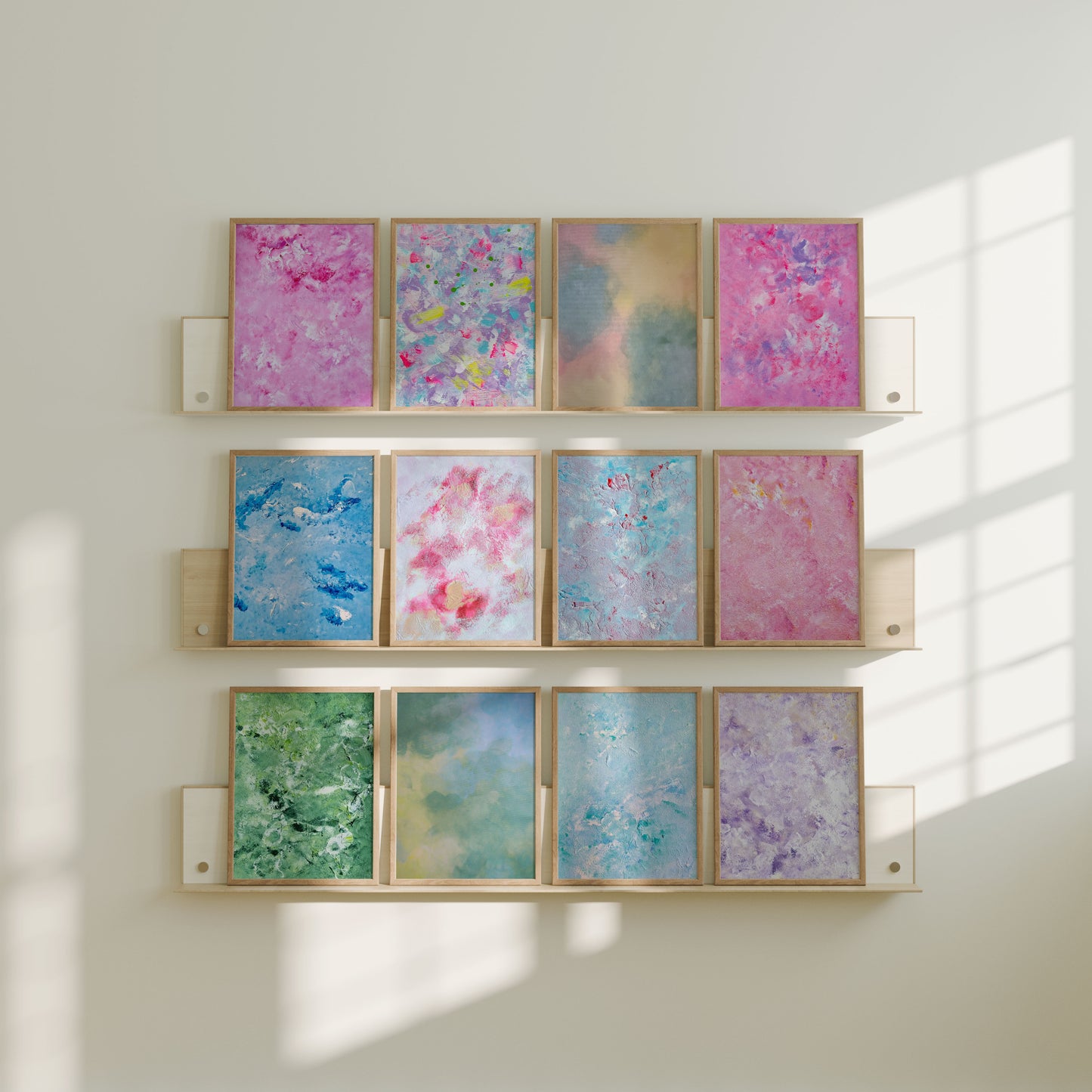 Abstract art wall calendars 2026 Vertical A5 posters