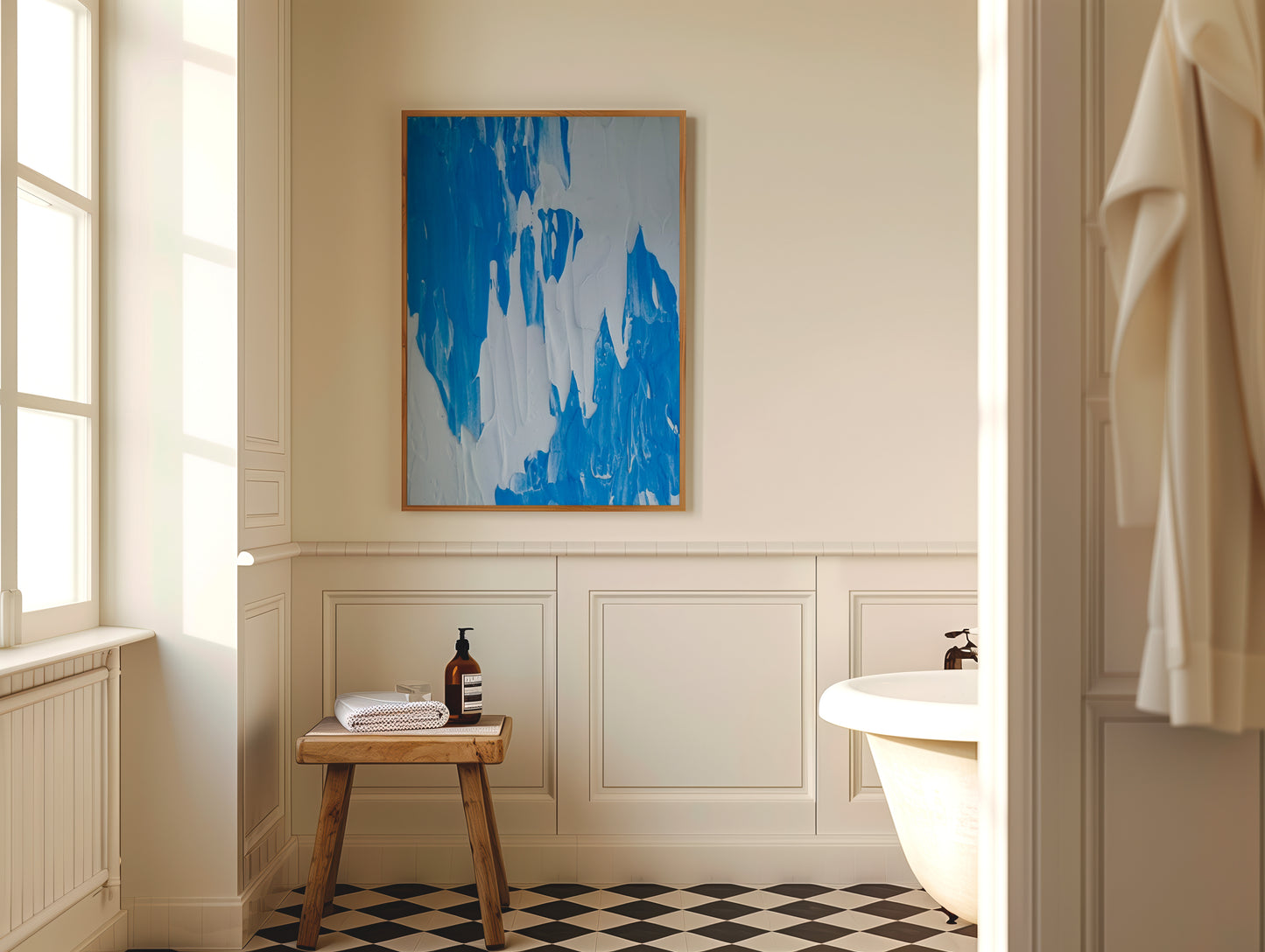 Between Blues - Fine Art Poster
