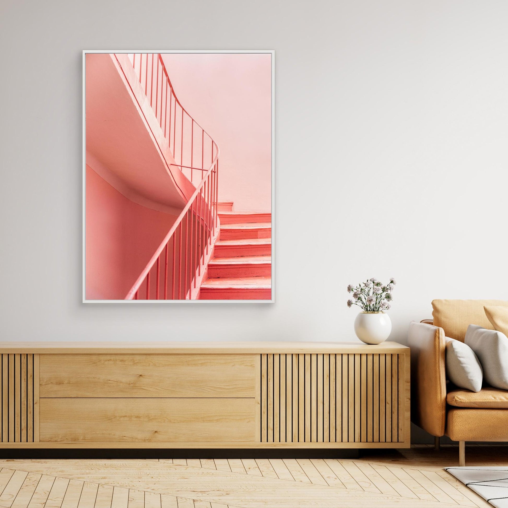 Pink Steps Cannes | Architectural Minimalism by Raisa Zwart