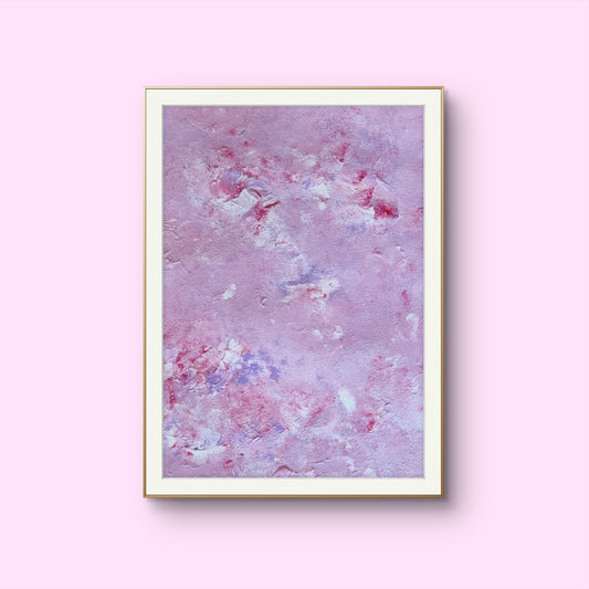 purple and red abstract, Feel good one of one-of-a-kind colorful original abstract art created by up-and-coming Scandinavian artist Jeanette Haga as decor for modern homes