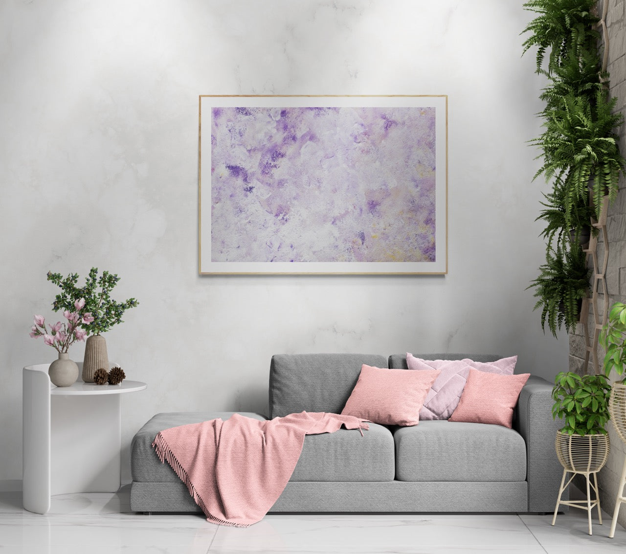 Lavender Mists Art Poster